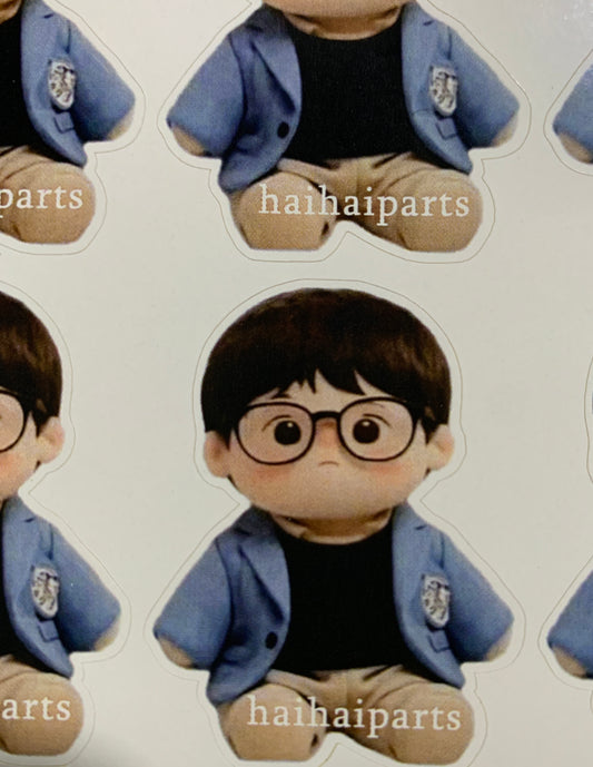haihaipartsシャチョコシール 専属 diy 紙質 1周年記念