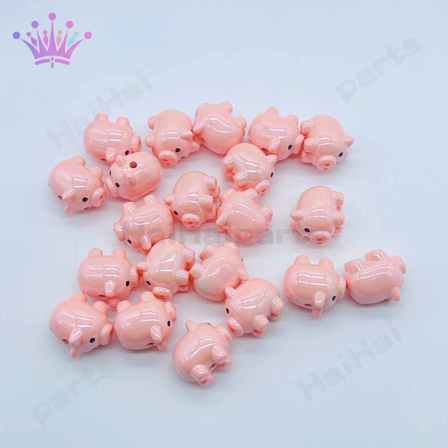 1袋10個可愛い動物ビーズhaihaiparts Big Sale/大セール