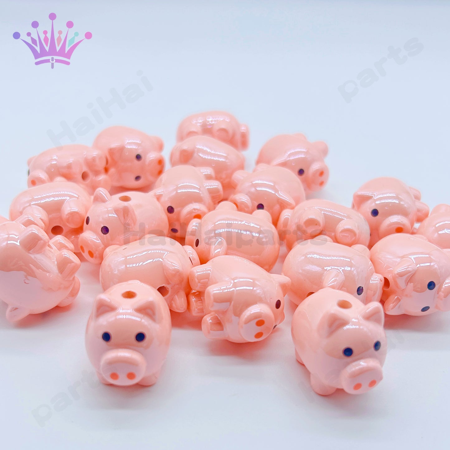 1袋10個可愛い動物ビーズhaihaiparts Big Sale/大セール