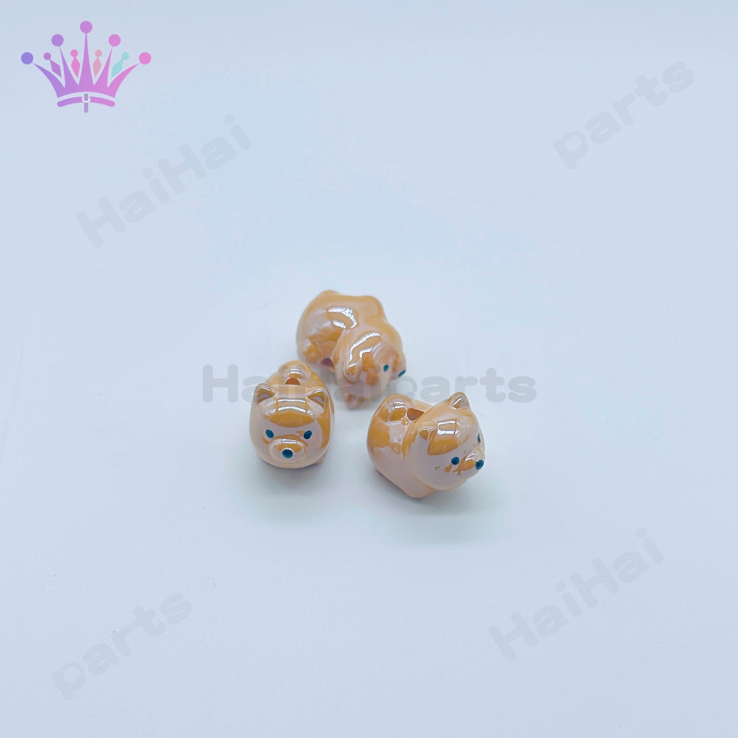 1袋10個可愛い動物ビーズhaihaiparts Big Sale/大セール