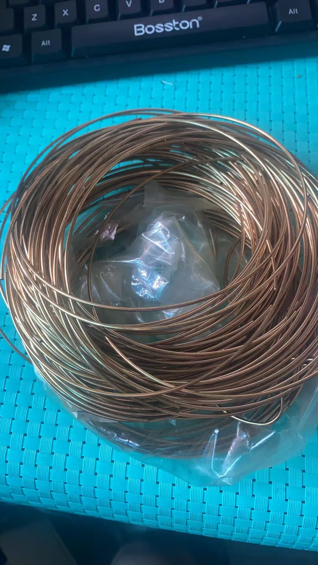 1.2*100ゴールドシルバーワイヤー銀の輪グ 平キーリング 鍵飾り 手作り アクセサリーパーツ DIY用パーツ 副資材 ハンドメイド クラフト 手芸用品
